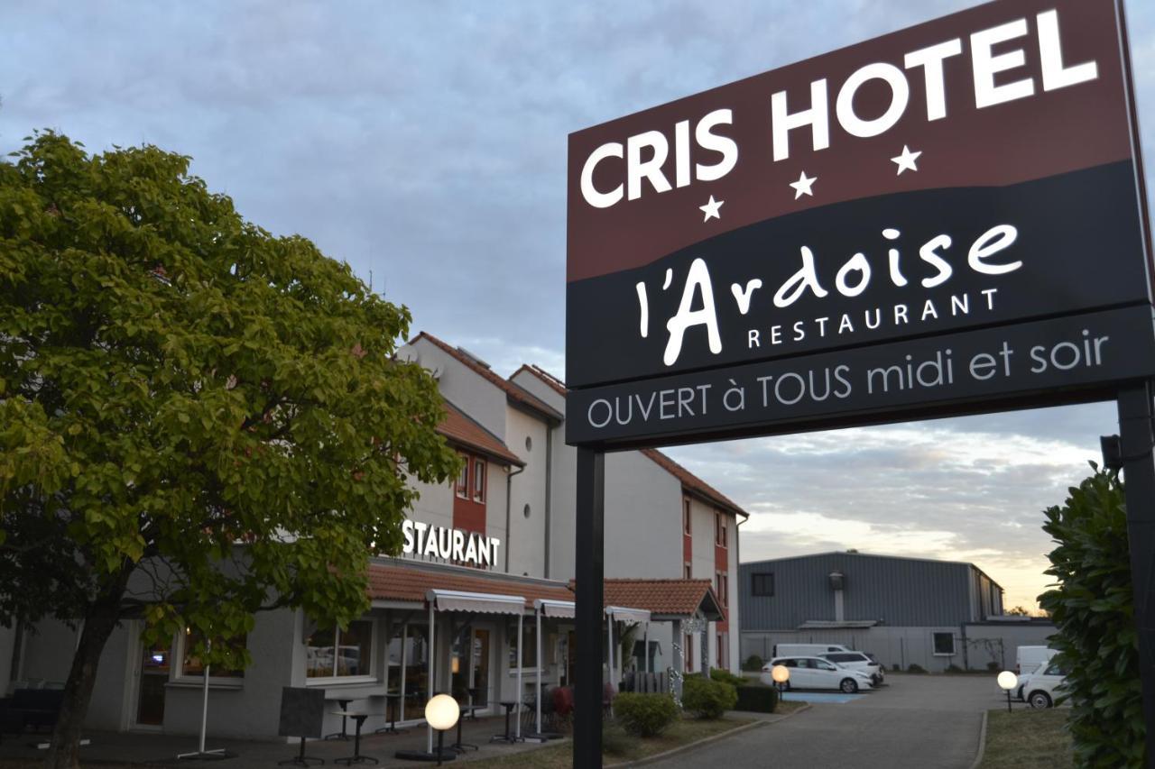 Logis Cris Hotel Et Restaurant, Lyon Sud-Est Corbas Dış mekan fotoğraf