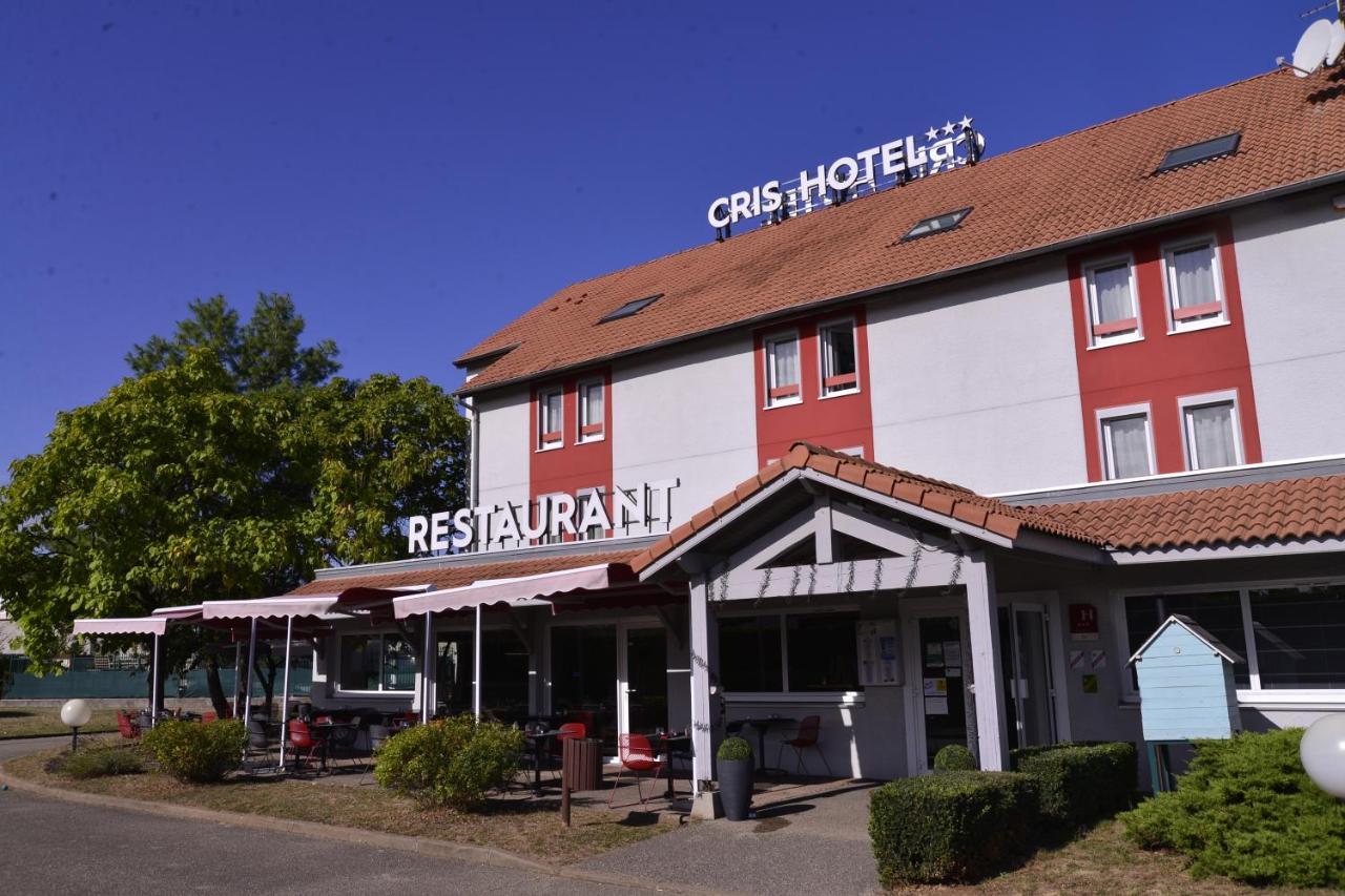 Logis Cris Hotel Et Restaurant, Lyon Sud-Est Corbas Dış mekan fotoğraf