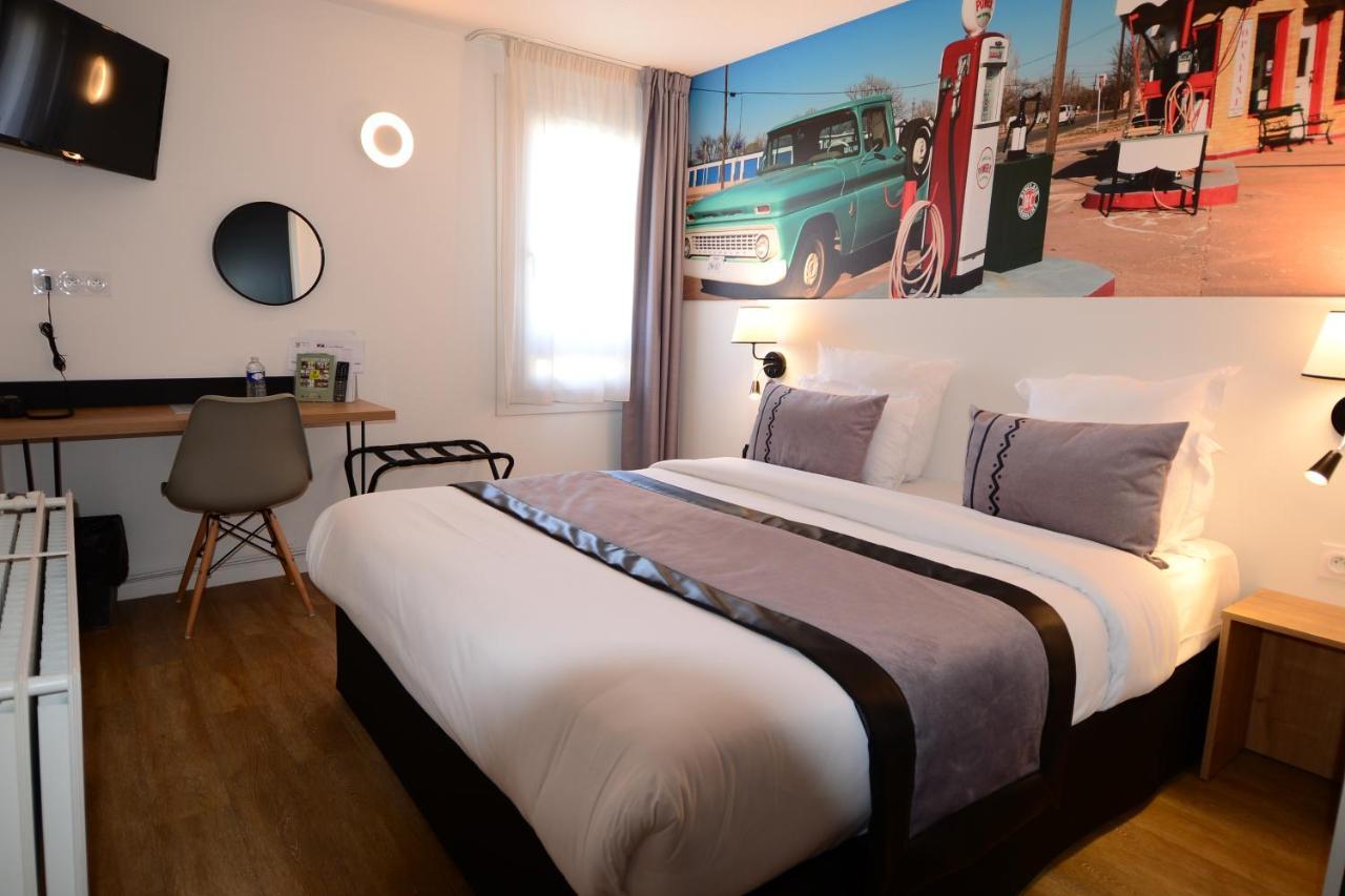 Logis Cris Hotel Et Restaurant, Lyon Sud-Est Corbas Dış mekan fotoğraf