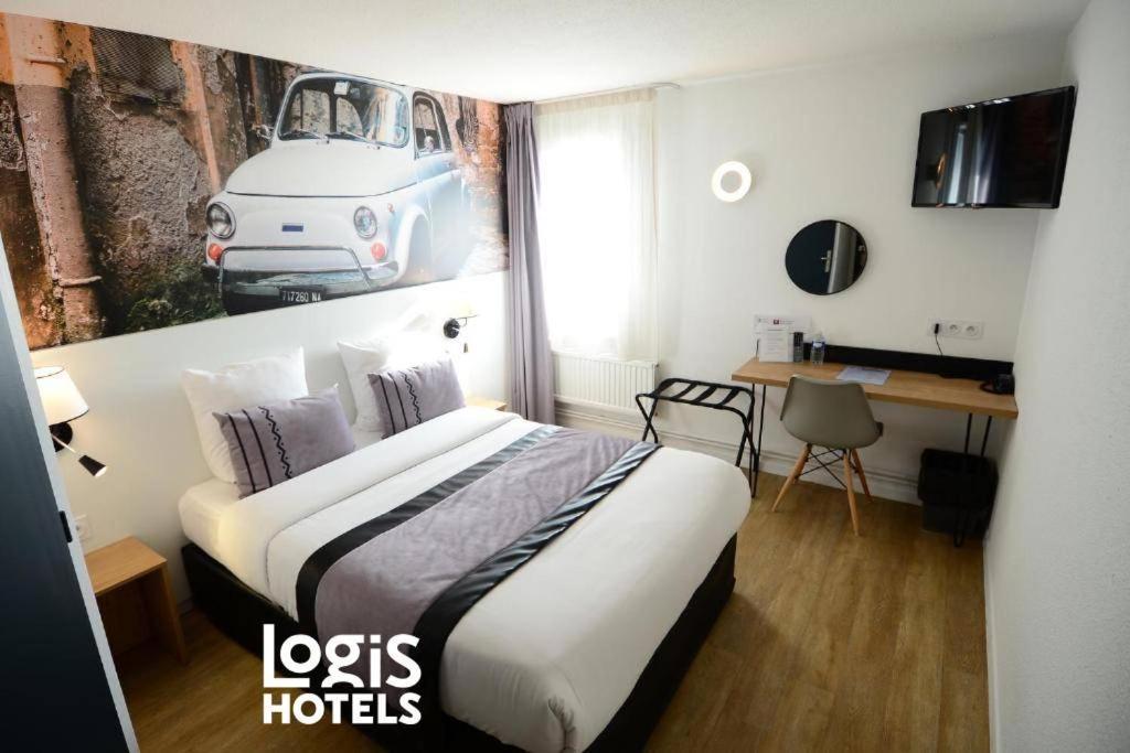 Logis Cris Hotel Et Restaurant, Lyon Sud-Est Corbas Dış mekan fotoğraf